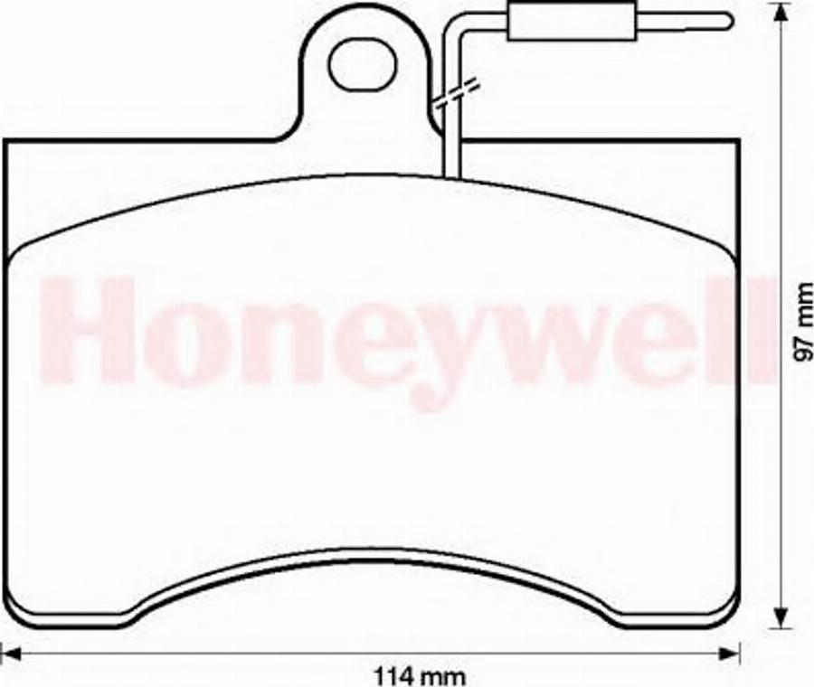 BENDIX 571895B - Гальмівні колодки, дискові гальма autocars.com.ua