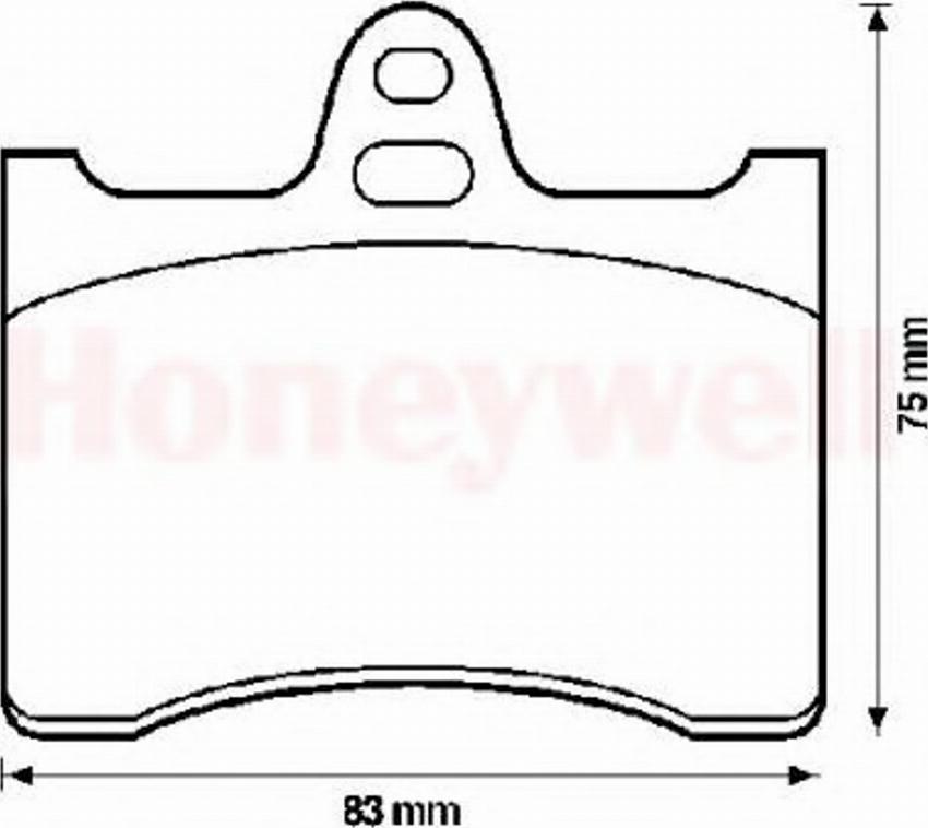 BENDIX 571896B - Тормозные колодки, дисковые, комплект avtokuzovplus.com.ua