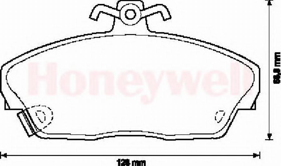 BENDIX 571976B - Тормозные колодки, дисковые, комплект autodnr.net