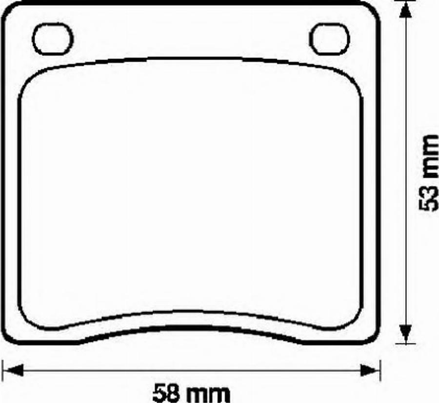 BENDIX 572101B - Тормозные колодки, дисковые, комплект avtokuzovplus.com.ua