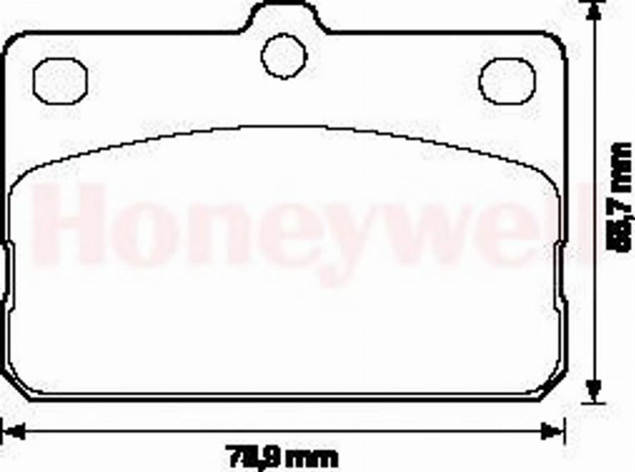 BENDIX 572119B - Тормозные колодки, дисковые, комплект avtokuzovplus.com.ua