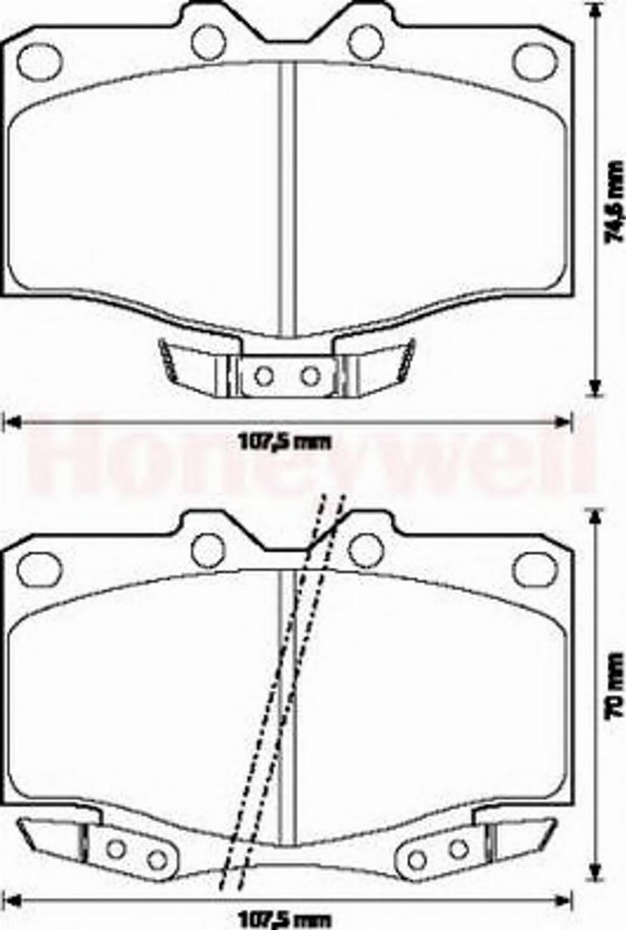 BENDIX 572185B - Тормозные колодки, дисковые, комплект avtokuzovplus.com.ua