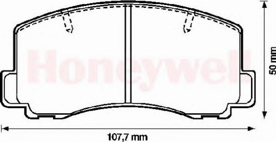 BENDIX 572187B - Гальмівні колодки, дискові гальма autocars.com.ua