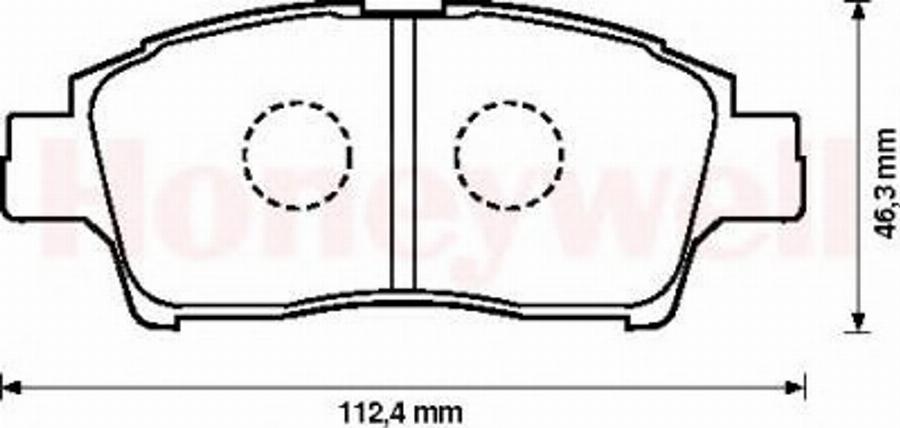 BENDIX 572404 B - Гальмівні колодки, дискові гальма autocars.com.ua