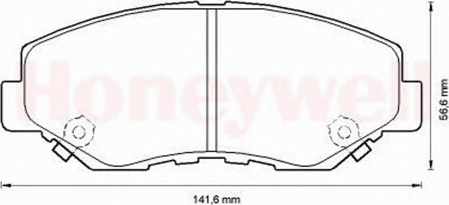 BENDIX 572504B - Тормозные колодки, дисковые, комплект autodnr.net