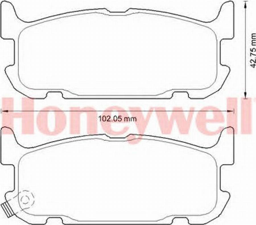 BENDIX 572603B - Тормозные колодки, дисковые, комплект avtokuzovplus.com.ua