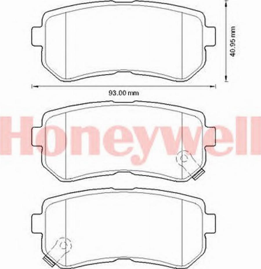 BENDIX 572604B - Тормозные колодки, дисковые, комплект avtokuzovplus.com.ua