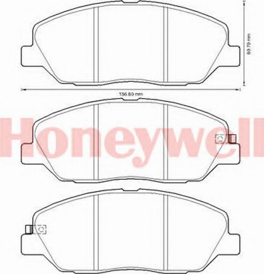 BENDIX 572607B - Тормозные колодки, дисковые, комплект avtokuzovplus.com.ua