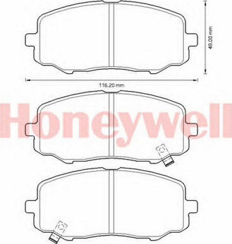 BENDIX 572609B - Тормозные колодки, дисковые, комплект avtokuzovplus.com.ua