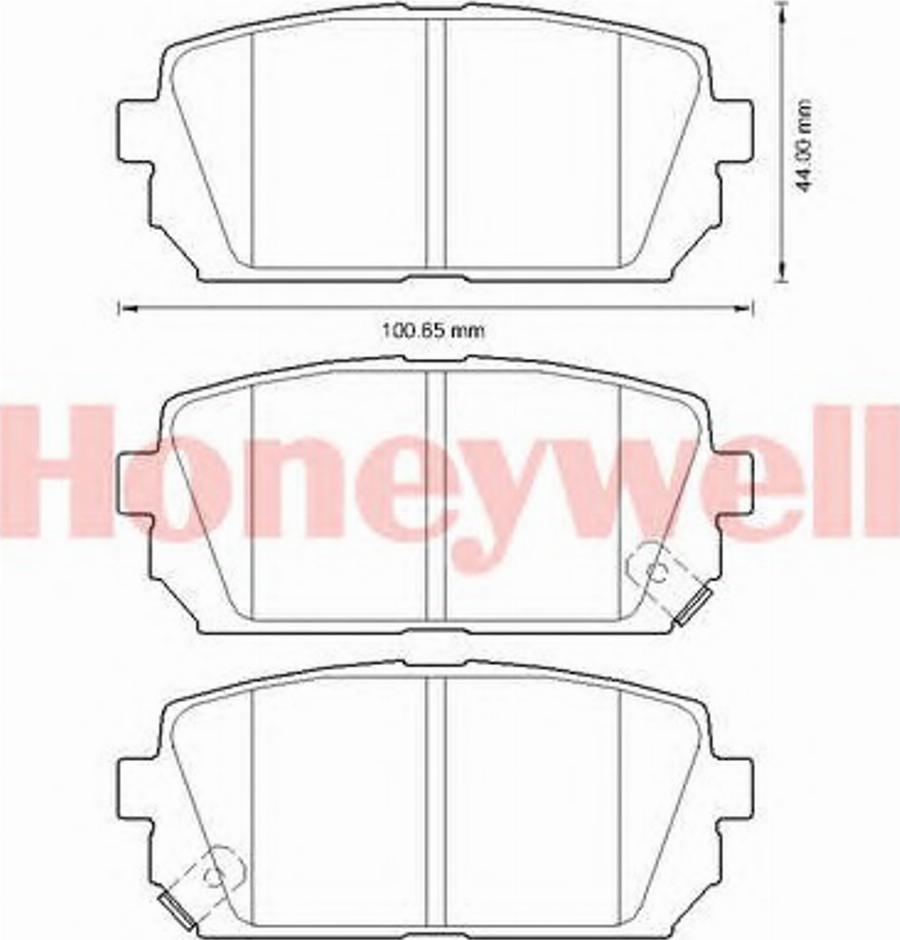 BENDIX 572613B - Гальмівні колодки, дискові гальма autocars.com.ua