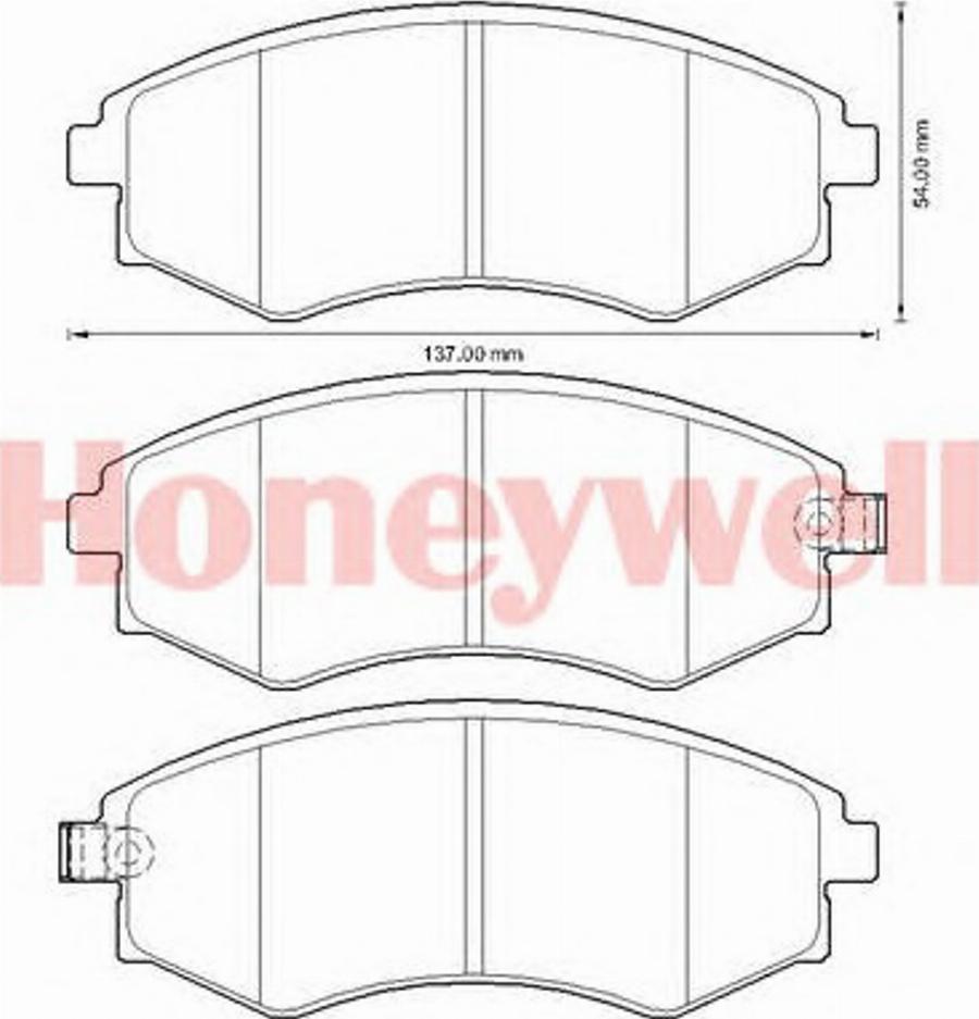 BENDIX 572614B - Тормозные колодки, дисковые, комплект autodnr.net