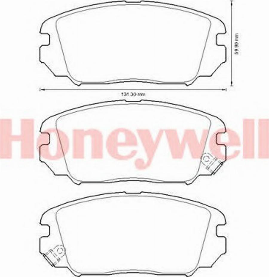 BENDIX 572616B - Тормозные колодки, дисковые, комплект avtokuzovplus.com.ua