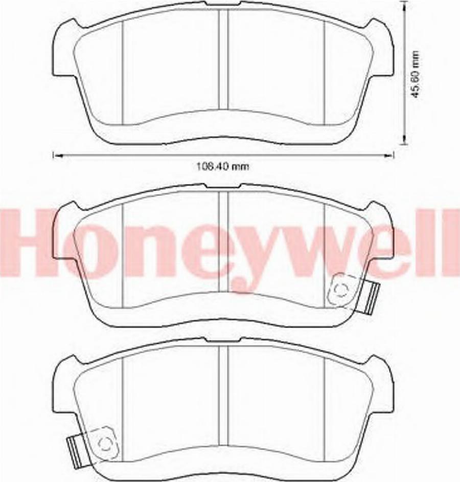 BENDIX 572617B - Гальмівні колодки, дискові гальма autocars.com.ua