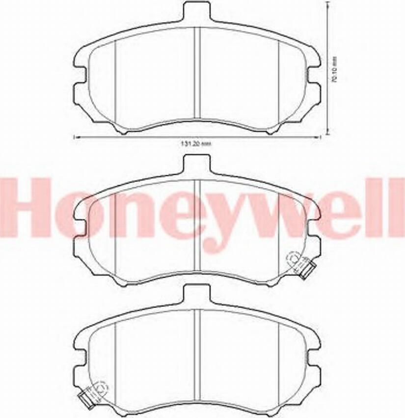 BENDIX 572622B - Тормозные колодки, дисковые, комплект avtokuzovplus.com.ua