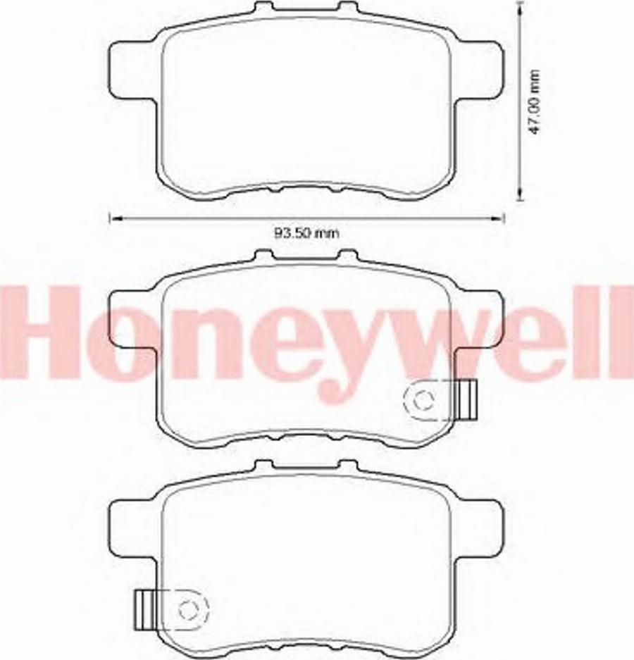 BENDIX 572626B - Тормозные колодки, дисковые, комплект autodnr.net