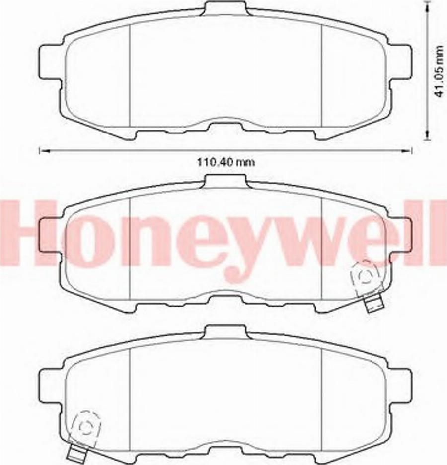 BENDIX 572630B - Гальмівні колодки, дискові гальма autocars.com.ua