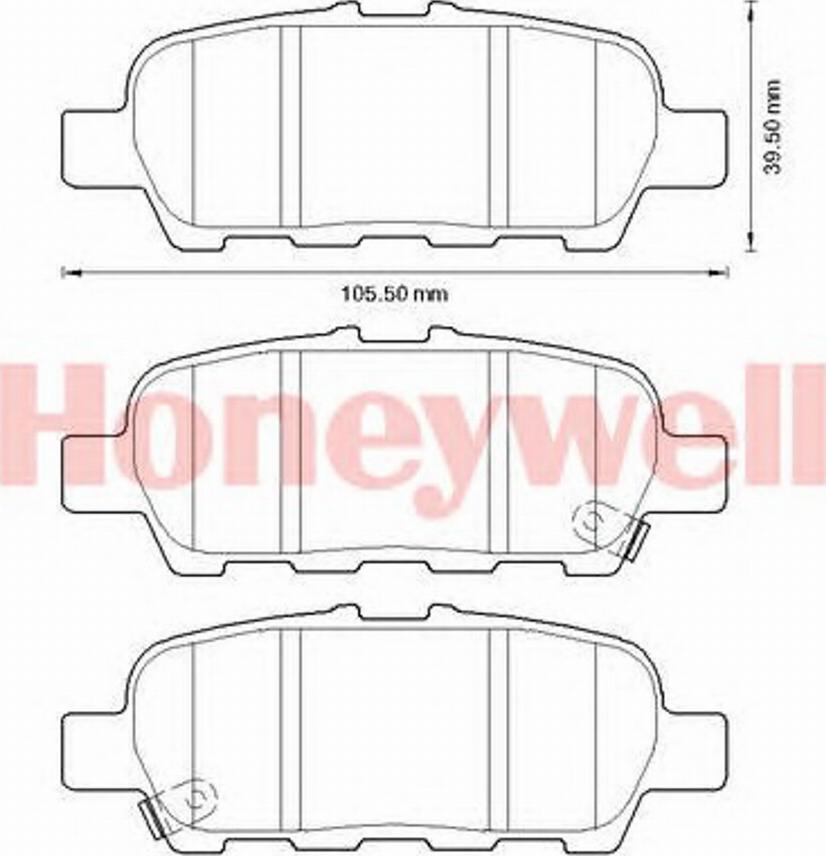 BENDIX 572654B - Гальмівні колодки, дискові гальма autocars.com.ua