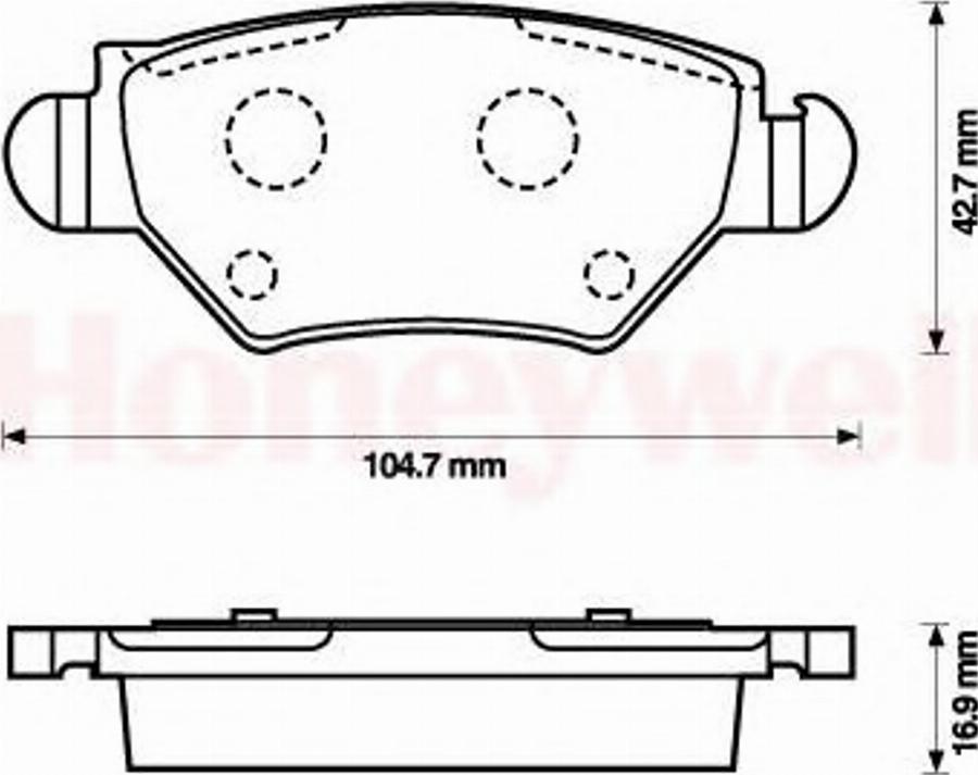 BENDIX 573010 B - Гальмівні колодки, дискові гальма autocars.com.ua