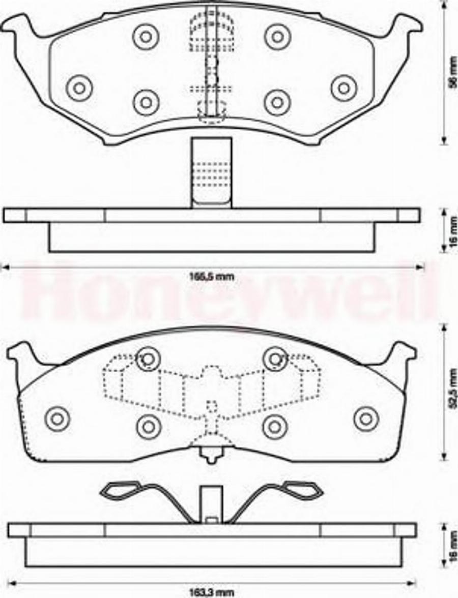 BENDIX 573071 B - Тормозные колодки, дисковые, комплект avtokuzovplus.com.ua