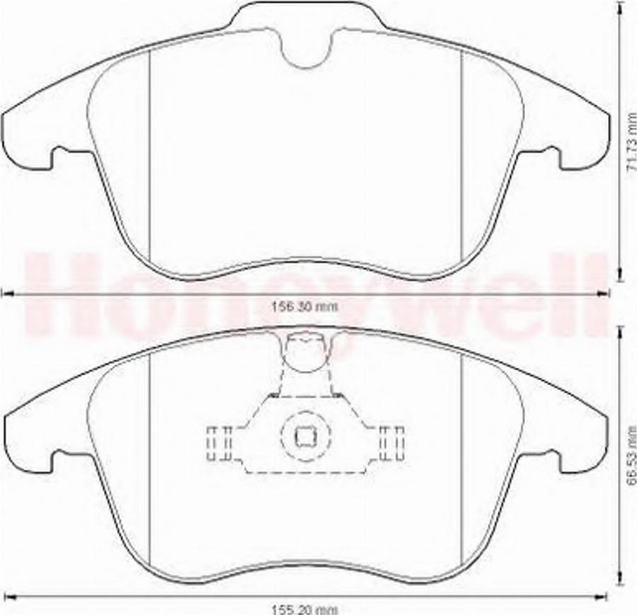 BENDIX 573201B - Гальмівні колодки, дискові гальма autocars.com.ua