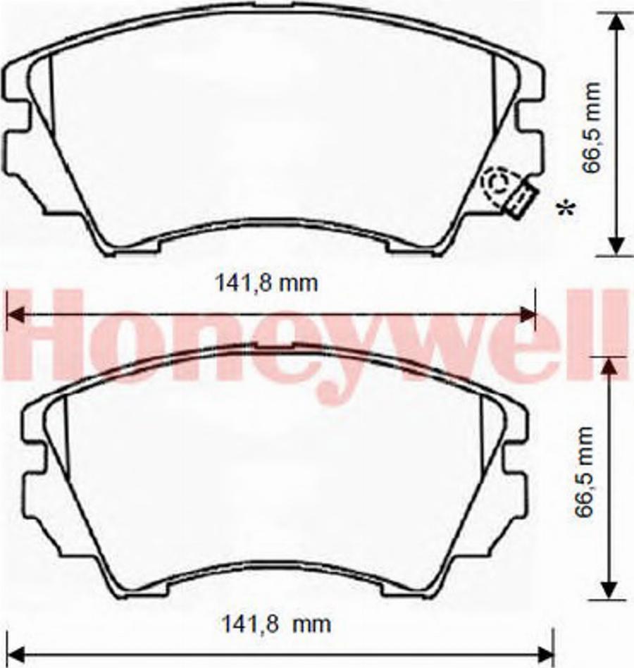 BENDIX 573270B - Тормозные колодки, дисковые, комплект avtokuzovplus.com.ua