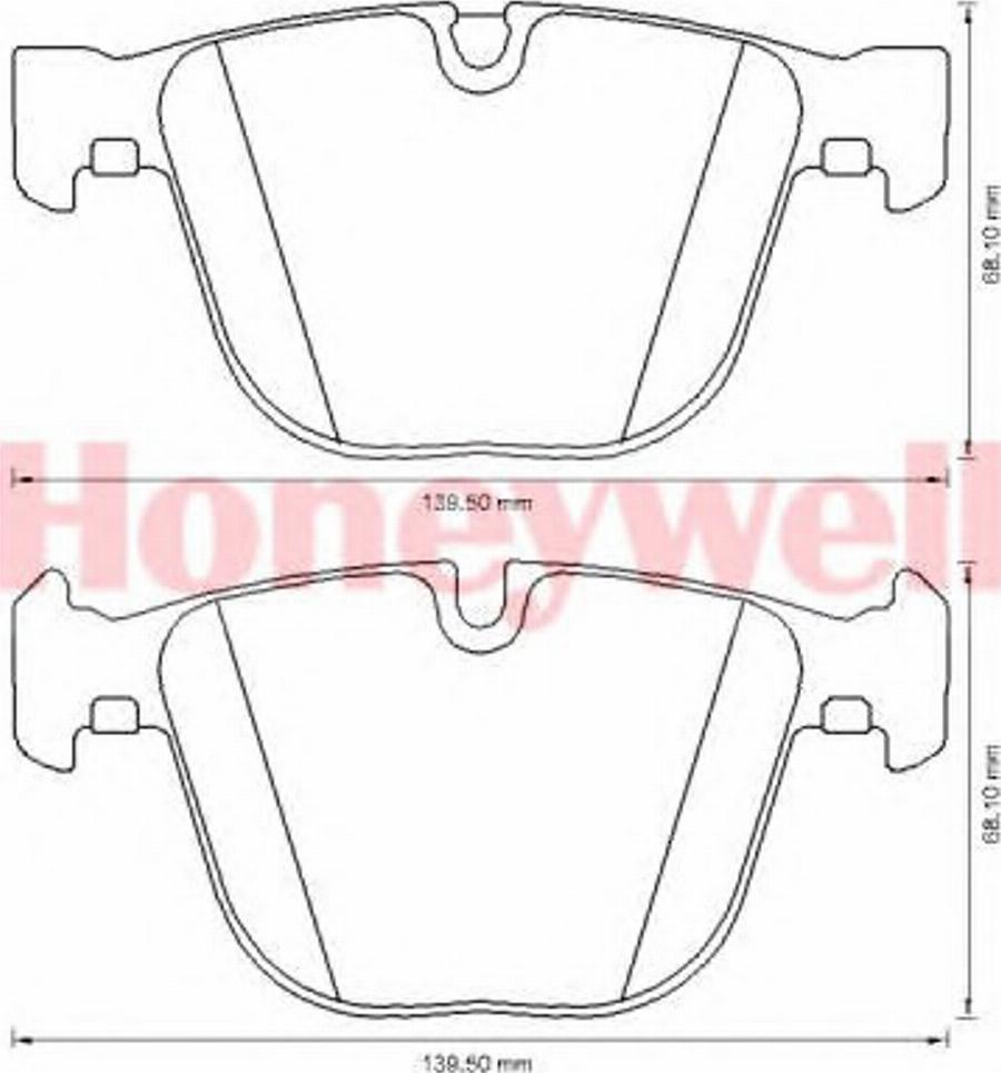 BENDIX 573271B - Тормозные колодки, дисковые, комплект avtokuzovplus.com.ua