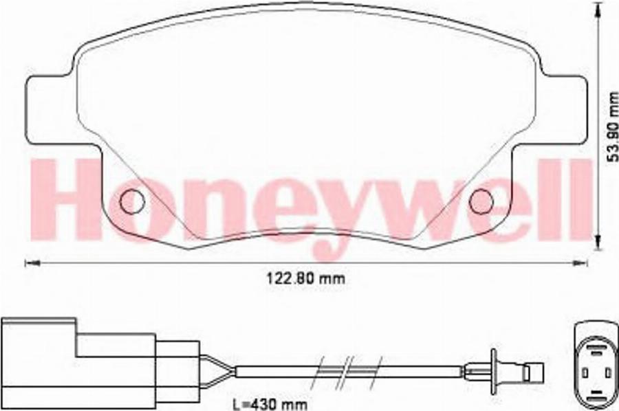 BENDIX 573277B - Тормозные колодки, дисковые, комплект avtokuzovplus.com.ua