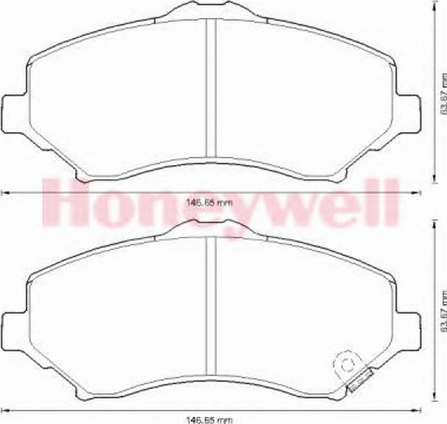 BENDIX 573298B - Гальмівні колодки, дискові гальма autocars.com.ua