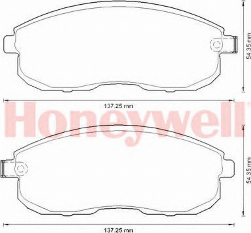 BENDIX 573304B - Гальмівні колодки, дискові гальма autocars.com.ua