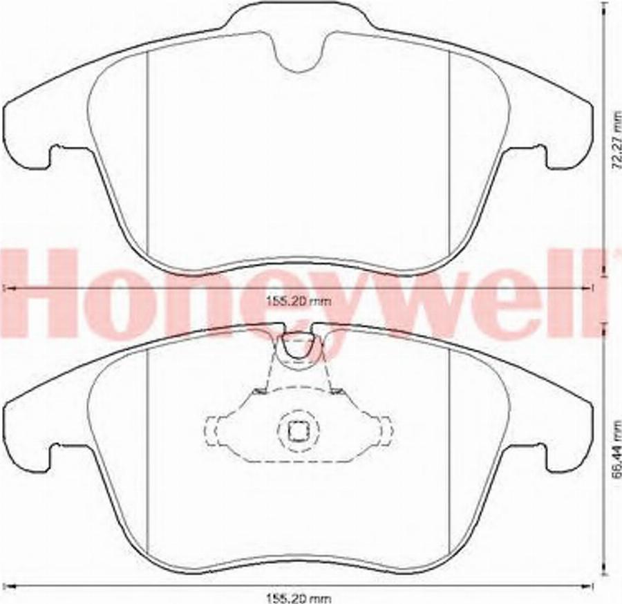 BENDIX 573311B - Тормозные колодки, дисковые, комплект avtokuzovplus.com.ua