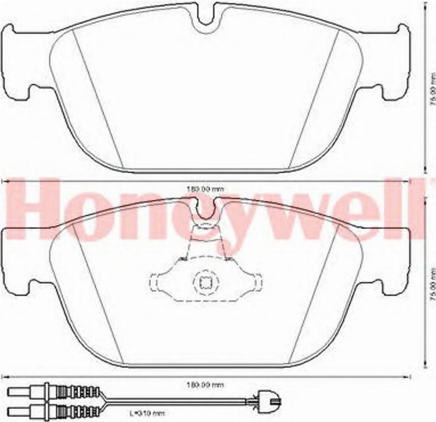 BENDIX 573338B - Тормозные колодки, дисковые, комплект autodnr.net