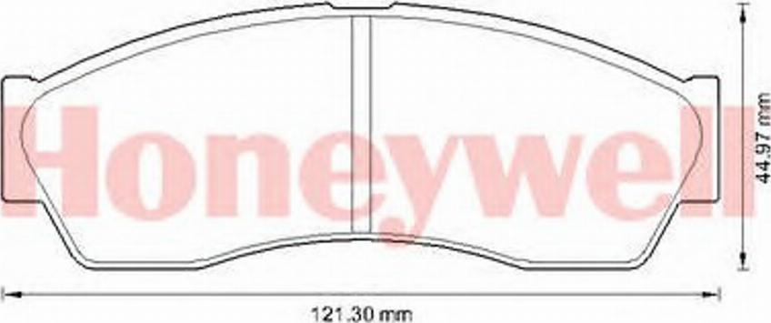 BENDIX 573341B - Тормозные колодки, дисковые, комплект avtokuzovplus.com.ua