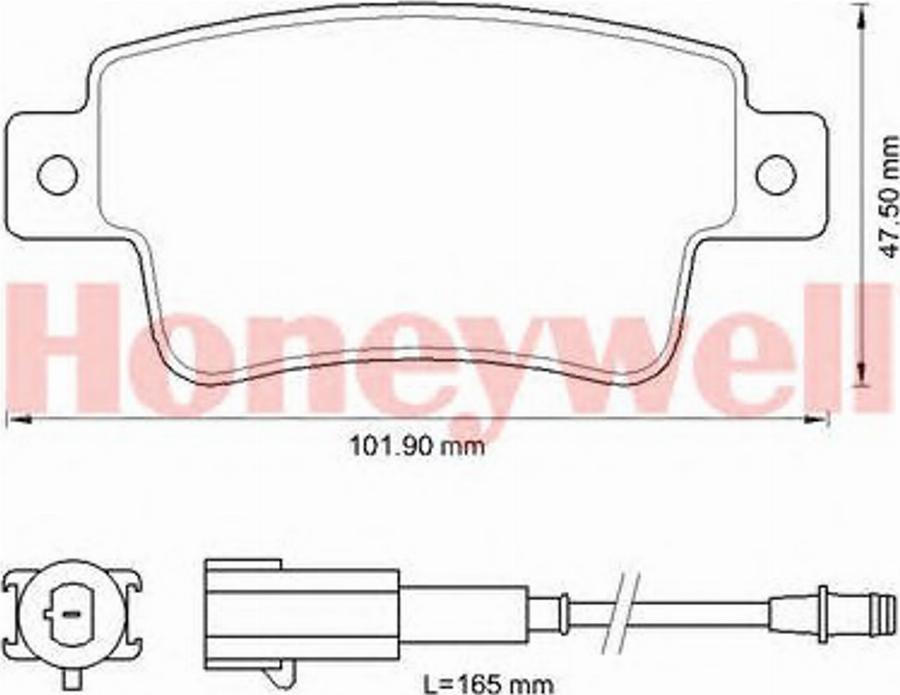 BENDIX 573345B - Гальмівні колодки, дискові гальма autocars.com.ua