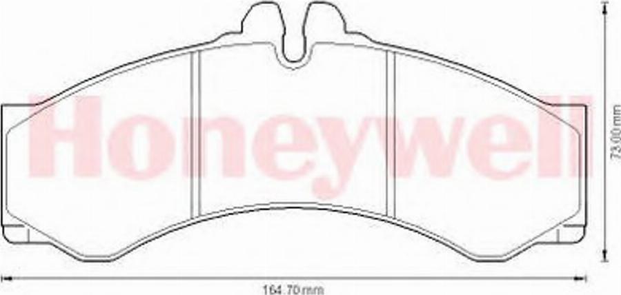 BENDIX 573504B - Тормозные колодки, дисковые, комплект avtokuzovplus.com.ua