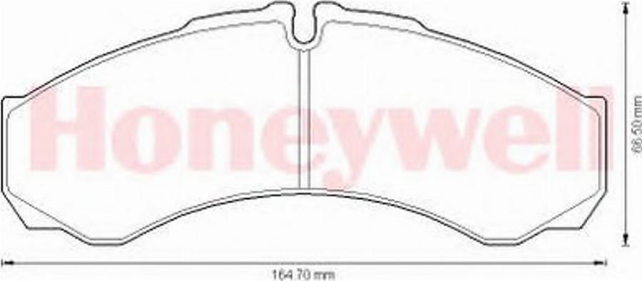 BENDIX 573505B - Гальмівні колодки, дискові гальма autocars.com.ua