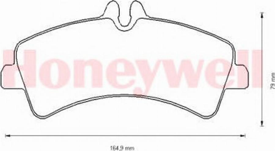 BENDIX 573510B - Тормозные колодки, дисковые, комплект autodnr.net