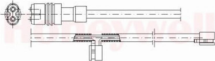 BENDIX 581352 - Сигнализатор, износ тормозных колодок autodnr.net