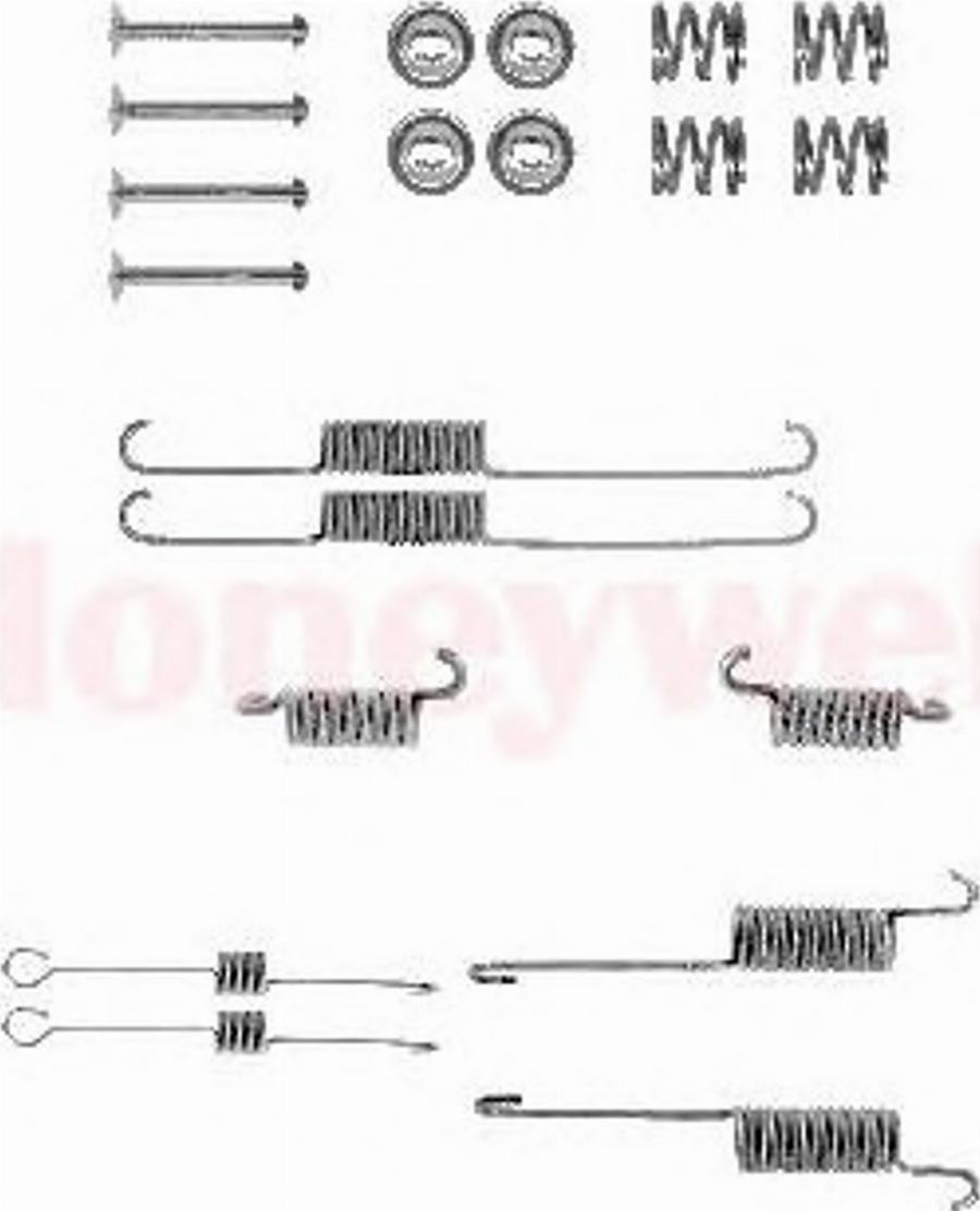 BENDIX 771058B - Комплектующие, барабанный тормозной механизм autodnr.net