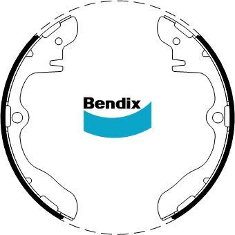 BENDIX BS1389 - Комплект гальм, барабанний механізм autocars.com.ua