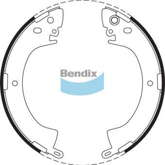 BENDIX DS6664 - Комплект гальм, барабанний механізм autocars.com.ua