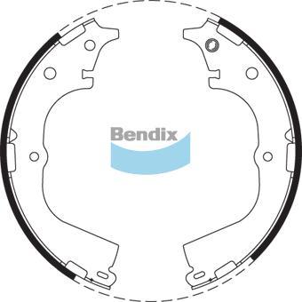 BENDIX BS1678 - Комплект гальм, барабанний механізм autocars.com.ua