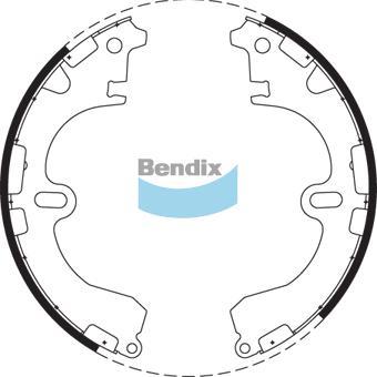 BENDIX BS1704 - Комплект гальм, барабанний механізм autocars.com.ua