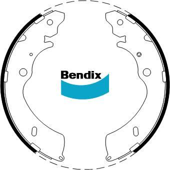 BENDIX BS5010 - Комплект гальм, барабанний механізм autocars.com.ua