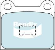 BENDIX DB105 GCT - Гальмівні колодки, дискові гальма autocars.com.ua