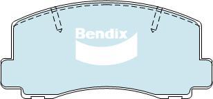 BENDIX DB1103 GCT - Тормозные колодки, дисковые, комплект autodnr.net