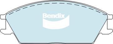 BENDIX DB1124 GCT - Тормозные колодки, дисковые, комплект autodnr.net