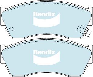 BENDIX DB1155 GCT - Гальмівні колодки, дискові гальма autocars.com.ua