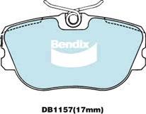 BENDIX DB1157 MKT - Тормозные колодки, дисковые, комплект autodnr.net