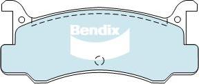 BENDIX DB1159 GCT - Тормозные колодки, дисковые, комплект autodnr.net