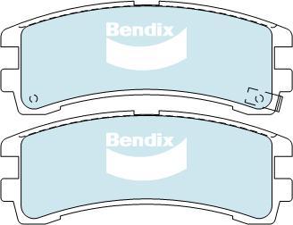 BENDIX DB1175 GCT - Тормозные колодки, дисковые, комплект autodnr.net